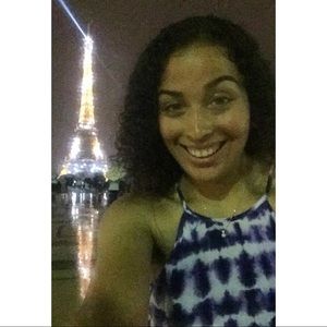 Bib Neck Tye-Dye Dress